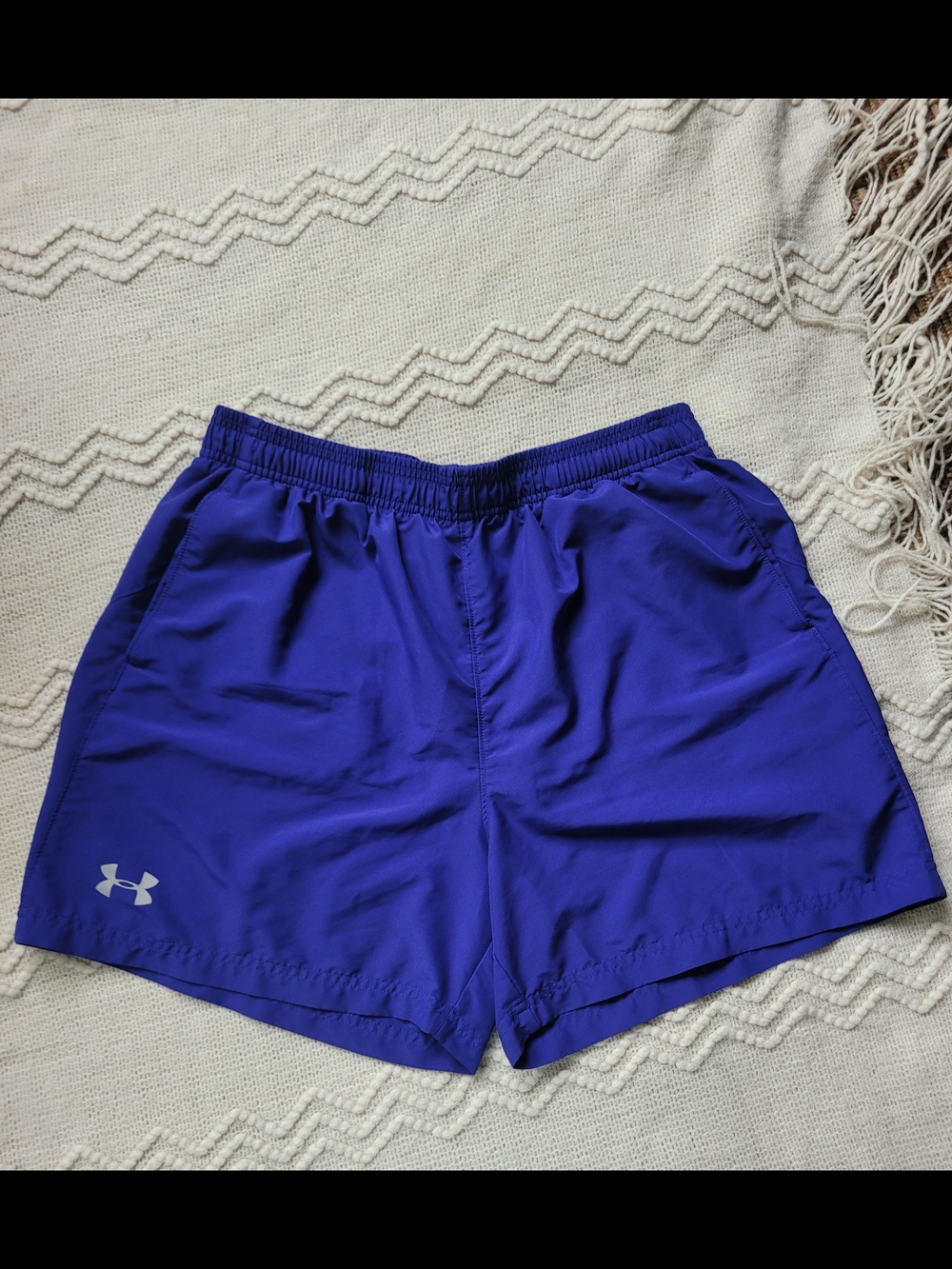 Under Armour Fly-By 3" Running Shorts Purple Size L